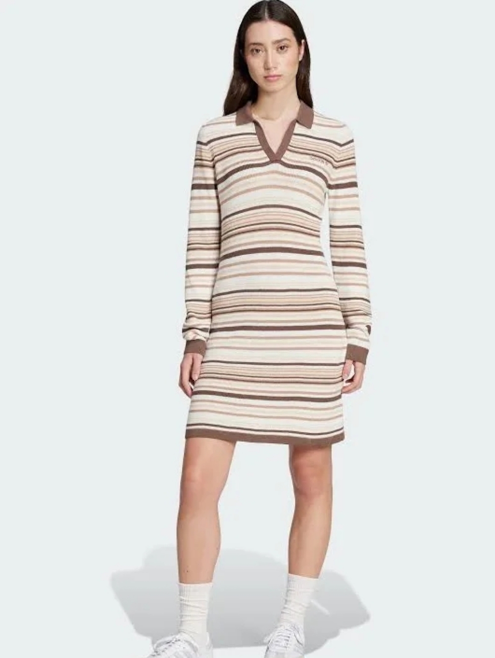 Adidas Women Striped Polo Dress 59